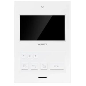 WARTE-DM4-01 PAL alb (NOTA PAL) videointerfon 4,3"