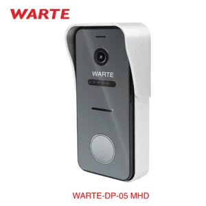 WARTE-DP-05 MHD argintiu (ETIUDE) – Panou de apel video multifuncțional, 2 MP, unghi de vizualizare 148°