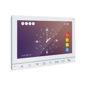 WARTE-iDM7-11M MHD alb (GAMMA) – videointerfon cu ecran de 7”, cu înregistrare la detectarea mișcării și aplicație mobilă