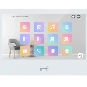 WARTE-DM10-01 – videointerfon cu ecran tactil de 10” și funcție de înregistrare