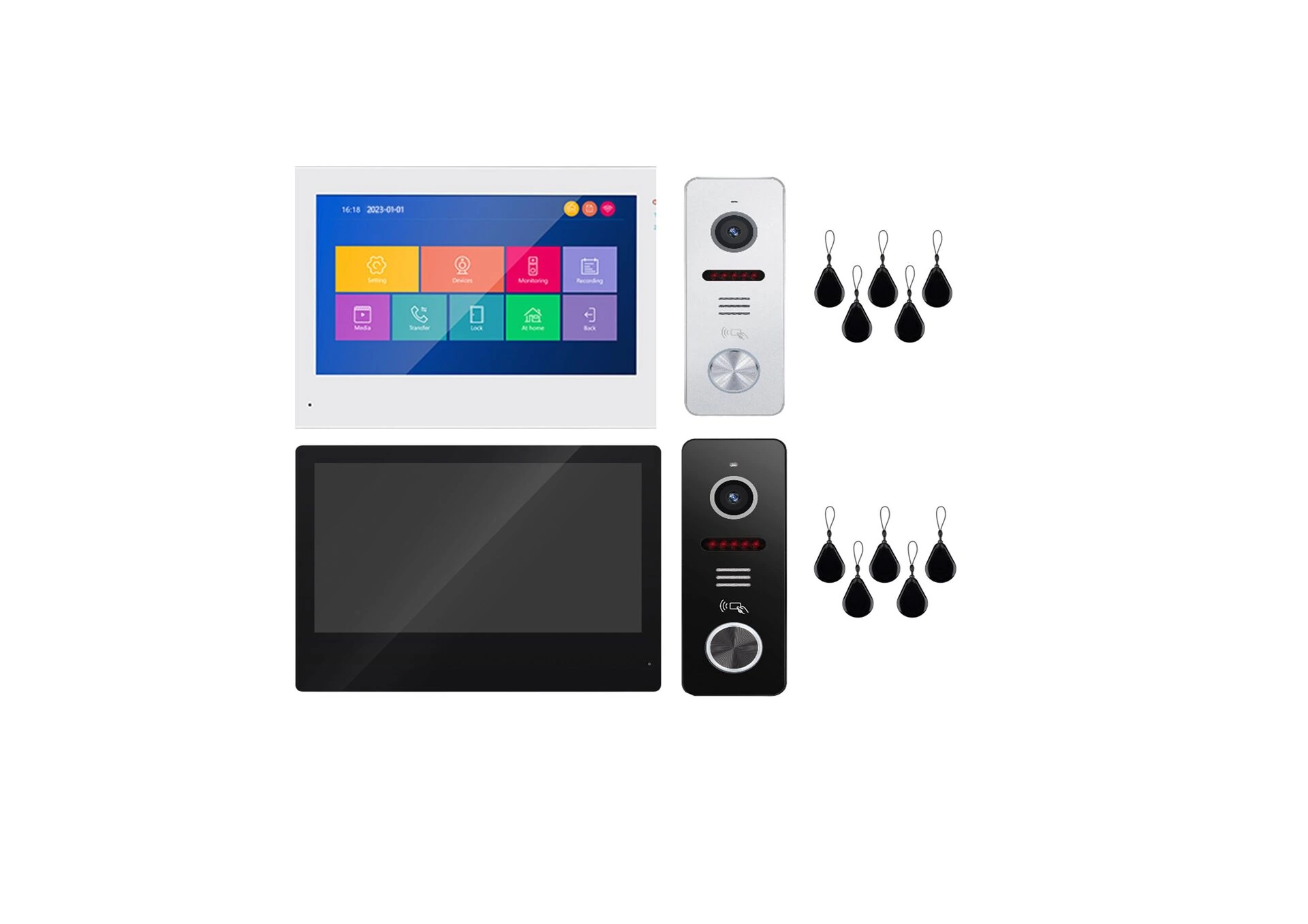 WARTE-X-07-09 PR – Set IP de videointerfon cu două fire