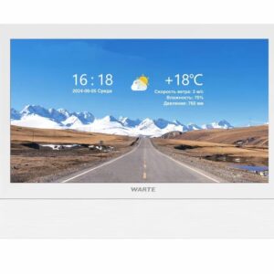 WARTE-iDM7-12M MHD alb (SONATA MHD) – videointerfon cu ecran tactil de 7”, cu înregistrare la detectarea mișcării și aplicație mobilă